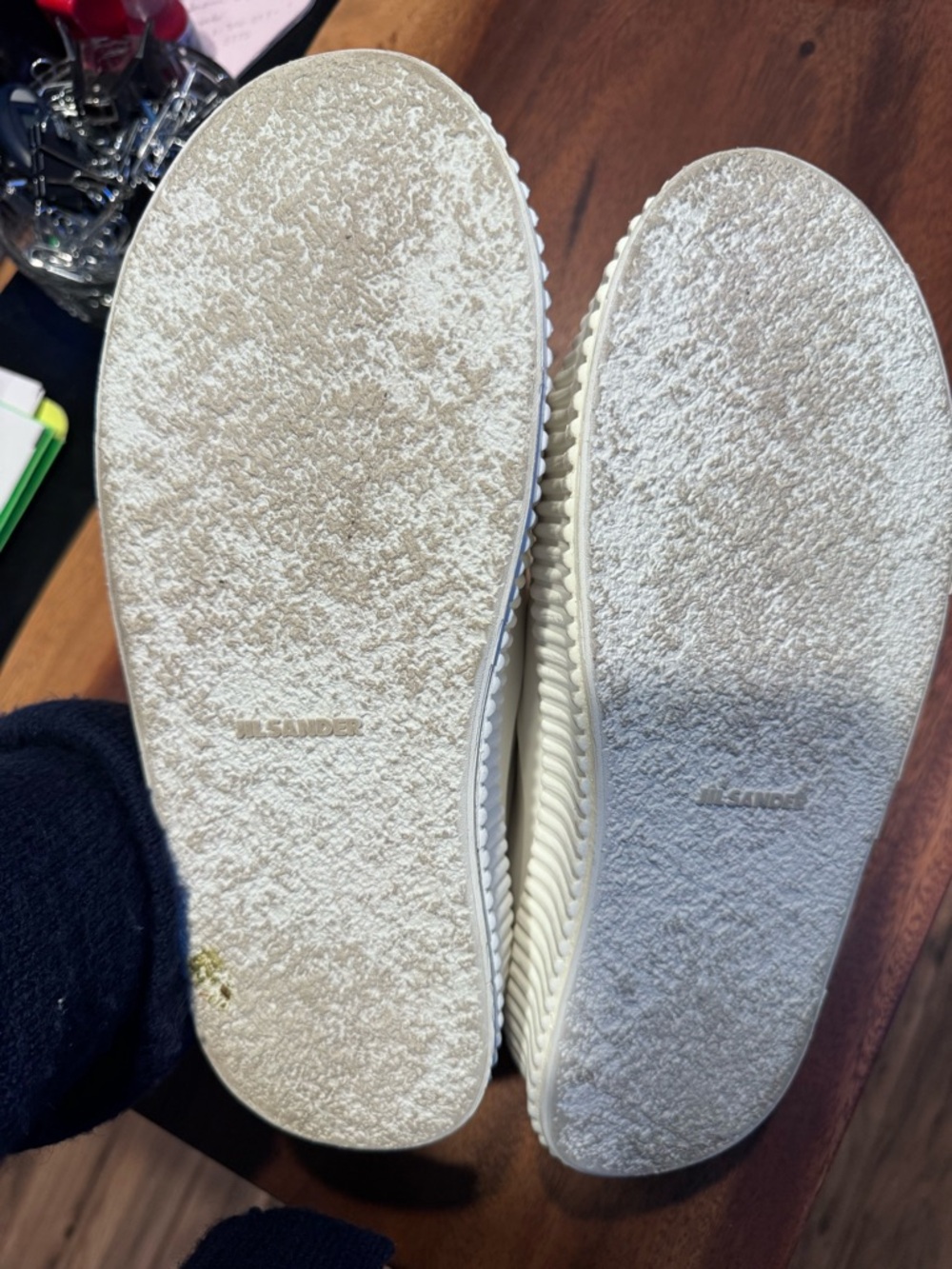 Jil Sander white leather sneakers - Picture 2 of 6